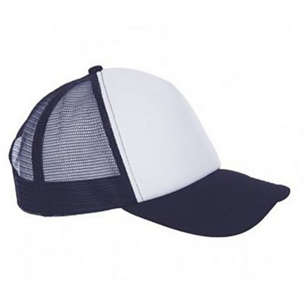 SOLS Unisex Bubble Contrast Cap / White/French Navy